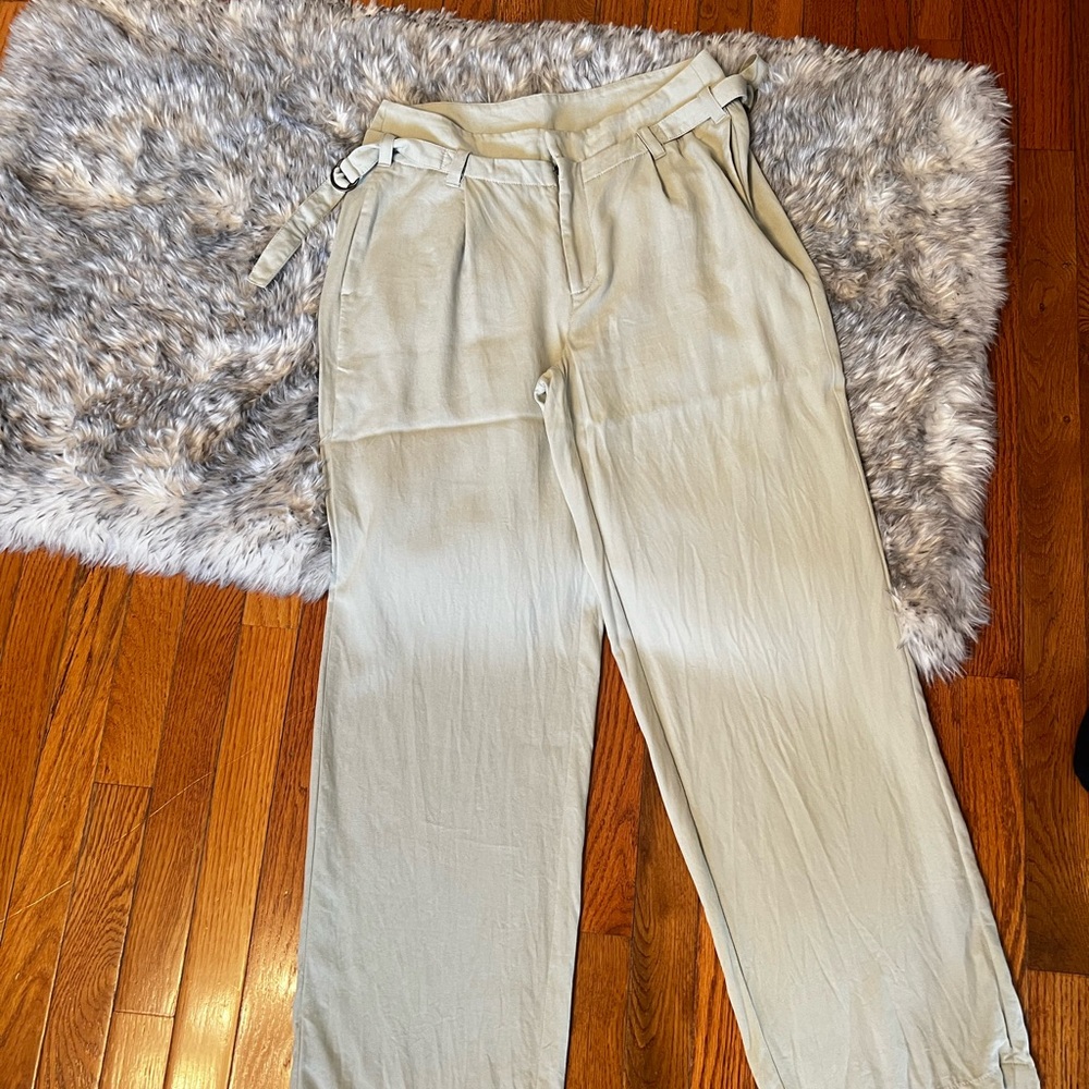 Free People Beige Trousers